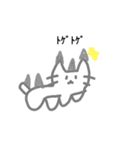 しろねこスタンプ！（個別スタンプ：15）