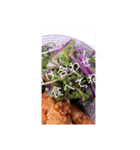 食べ物は語るよ（個別スタンプ：4）