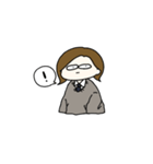 かわいくておかしい女の子たちのスタンプ（個別スタンプ：5）