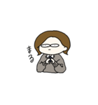 かわいくておかしい女の子たちのスタンプ（個別スタンプ：7）