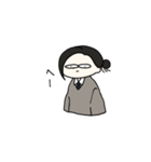 かわいくておかしい女の子たちのスタンプ（個別スタンプ：17）