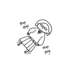 かわいくておかしい女の子たちのスタンプ（個別スタンプ：37）