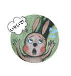 どうして からすは まっくろなの？①（個別スタンプ：17）