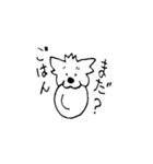 白ペキニーズの日常 2（個別スタンプ：1）