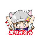踊る猫とキャメガールの日常挨拶スタンプ（個別スタンプ：16）