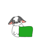 うさぎからのメッセージ（個別スタンプ：4）