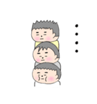 「毎日使える」3つ子のポンちゃん（個別スタンプ：9）