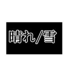 今・明日の天気予報スタンプ‼︎（個別スタンプ：7）