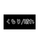 今・明日の天気予報スタンプ‼︎（個別スタンプ：11）