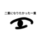 目の上の線（個別スタンプ：14）