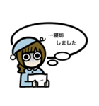 目が口ほど物いうOL【敬語・会社・新人】（個別スタンプ：37）