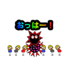 スーパーコロナマン（個別スタンプ：3）