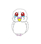 アルビノ☆セキセイインコ（個別スタンプ：8）