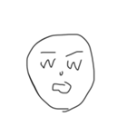 絵心が無い人が書いた顔スタンプ（個別スタンプ：7）