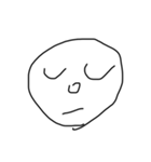 絵心が無い人が書いた顔スタンプ（個別スタンプ：11）