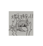 Altairの白黒スタンプ（個別スタンプ：6）