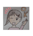 ぽん姉スタンプ（個別スタンプ：1）