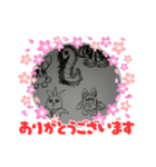 うさちゃんメインスタンプ（個別スタンプ：3）