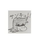 Altairの白黒スタンプ:改（個別スタンプ：8）