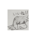 Altairの白黒スタンプ:改（個別スタンプ：12）