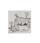 Altairの白黒スタンプ:改（個別スタンプ：13）