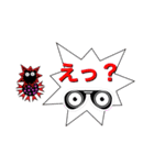 ぴょん太とコロナマンのほんわかスタンプ（個別スタンプ：22）
