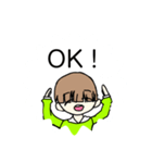 緑パーカー（個別スタンプ：10）
