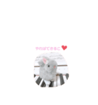 ねじまきはいいろうさぎの可愛いスタンプ♡（個別スタンプ：9）