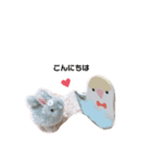 ねじまきはいいろうさぎの可愛いスタンプ♡（個別スタンプ：16）