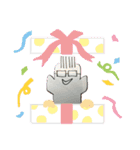 おばまんフレーム型②（個別スタンプ：19）