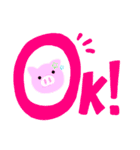 マイクロブタのブーちゃんその②（個別スタンプ：8）
