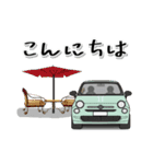 コンパクトカーでドライブ♪（個別スタンプ：10）