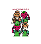 鉛筆ちゃんといちごさん（個別スタンプ：9）