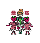 鉛筆ちゃんといちごさん（個別スタンプ：14）