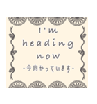 大人可愛いアンティーク調スタンプ（個別スタンプ：17）