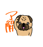 パグの日常(フォーン)（個別スタンプ：8）