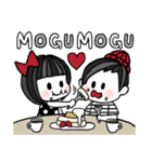 MONOQLO LOVERS♪〜モノクロLOVEスタンプ〜（個別スタンプ：34）