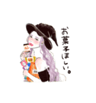 イラスト記録スタンプ（個別スタンプ：9）