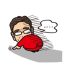 RED OSSAN（個別スタンプ：8）