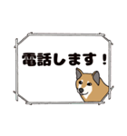 ほのぼの柴犬スタンプ（個別スタンプ：16）