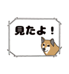 ほのぼの柴犬スタンプ（個別スタンプ：32）