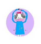 うし子ちゃんのスタンプ（個別スタンプ：3）
