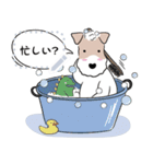 WIRE FOX TERRIER WORLD JAPANESE VERSION（個別スタンプ：1）