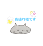 ネコの「みーちゃん」敬語スタンプ（個別スタンプ：16）