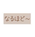 文字だけの敬語あいさつスタンプ（個別スタンプ：21）