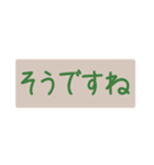 文字だけの敬語あいさつスタンプ（個別スタンプ：29）