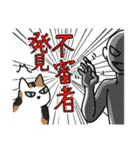 猫が伝える防災用LINEスタンプ（個別スタンプ：3）