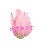 挨拶 敬語 チューリップ お花（個別スタンプ：32）