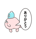 桃の妖精 ももばぁむ（個別スタンプ：3）