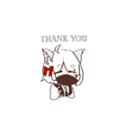 無口なケモ子（個別スタンプ：2）